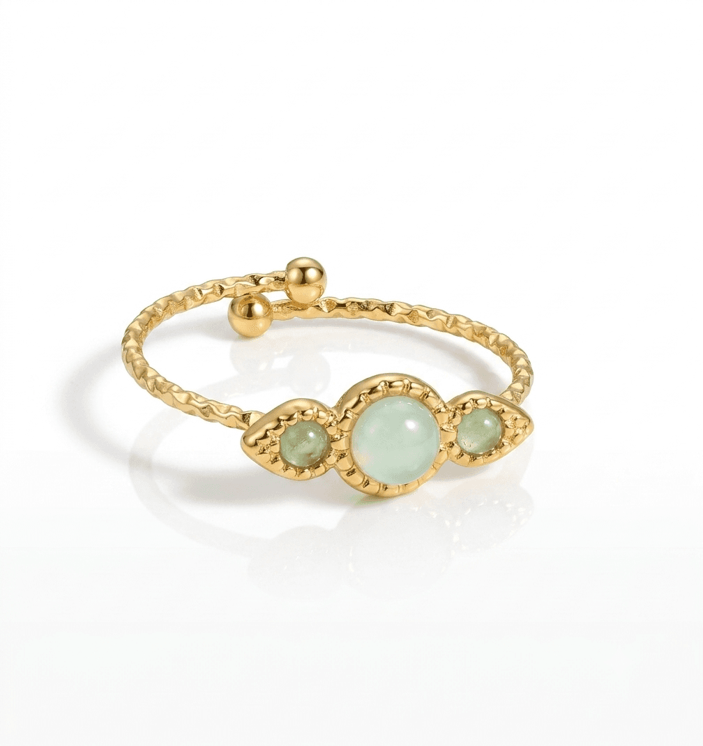 Evelora Adjustable Gemstone Ring